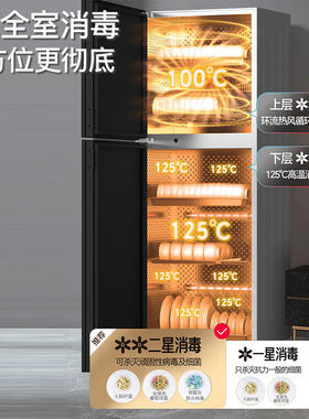 康宝立式消毒柜家用热风婴儿奶瓶砧板AI智能消毒碗柜304不锈钢KT2