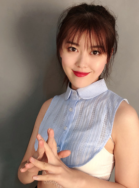 耳边配饰子女百搭春夏季衬衣领