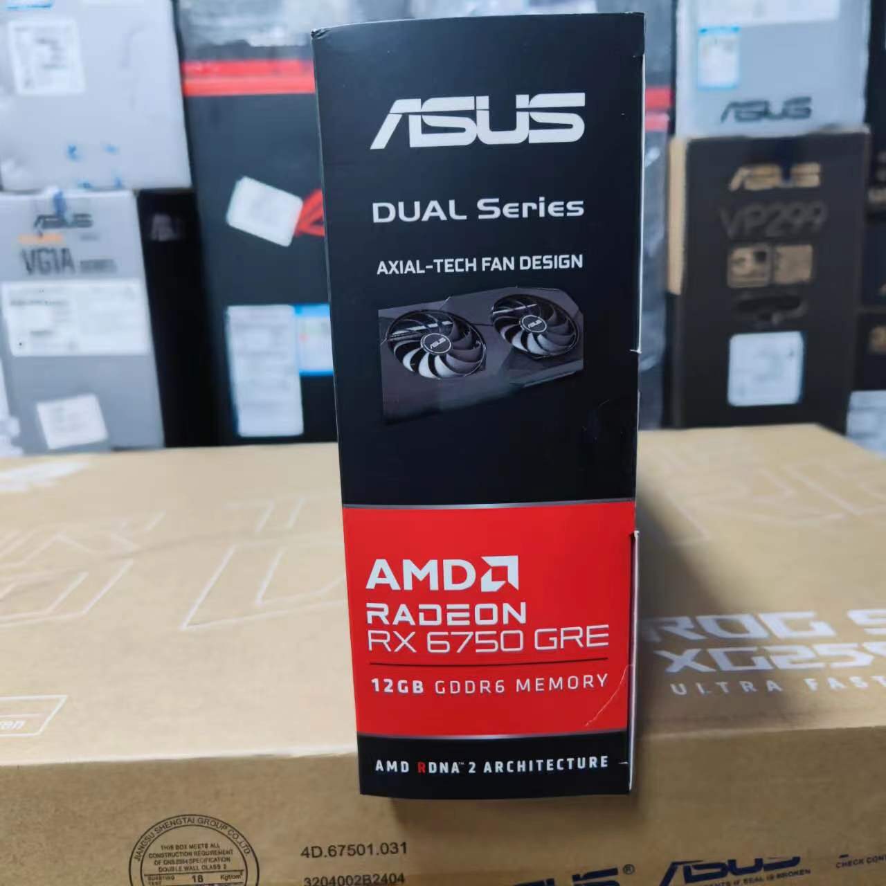 华硕（ASUS） AMD RADEON RX6750 GRE电竞游戏电脑主机12G显卡 - 图0