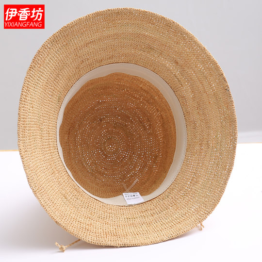 Lafite handmade beach foldable women's straw hat