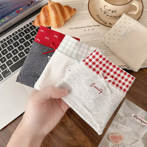 大码胖MM婴儿棉内裤女10A抗菌纯棉加长裆2025新款高弹无痕三角裤 - 图1