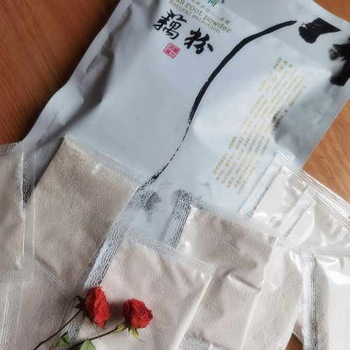 湖北特产。爱荷 纯藕粉 400克　配料中只有莲藕 - 图2