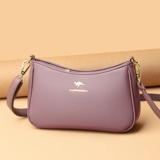 Кенгуру, сумка через плечо, вместительная и большая кожаная сумка на одно плечо, для среднего возраста, из натуральной кожи, коллекция 2023