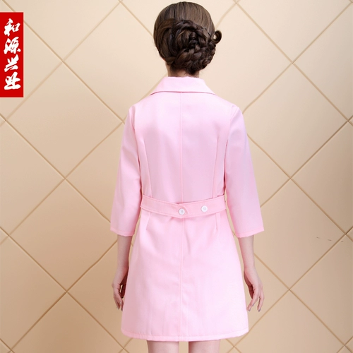 Летний комбинезон, модная униформа медсестры, белый халат, короткий рукав, в корейском стиле, для салонов красоты