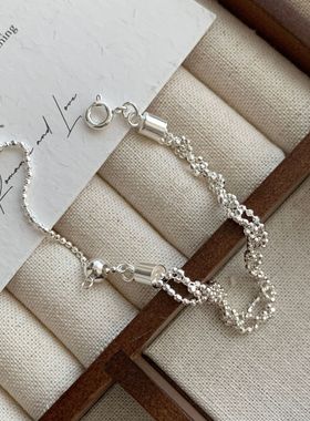 韩国重工S925纯银手链