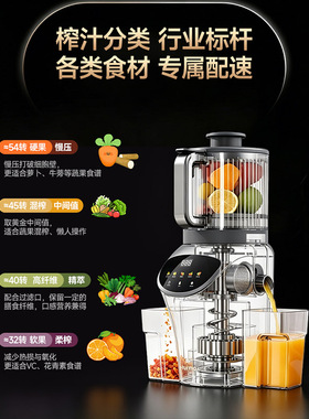 惠妈多功能榨汁机家用大口径慢磨