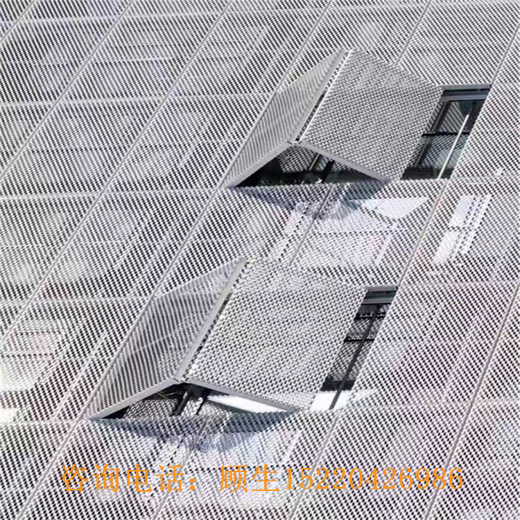 定制室外铝合金造型带孔门头氟碳铝单板镂空雕花穿孔图案装饰铝板 - 图1