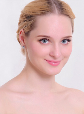 跨境热卖圆形闪亮锆石首饰套装