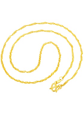 young砂金饰品黄金链圆珠链