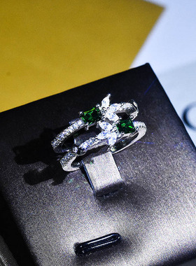 young交叉缠绕女抖音快开口戒指