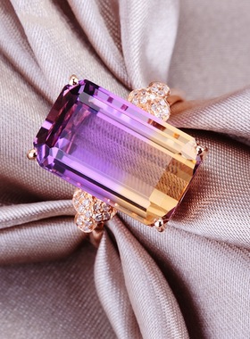 young新款奢华欧美18k镀18K碧玺