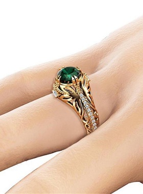 youngwish热卖新款镀黄金戒指