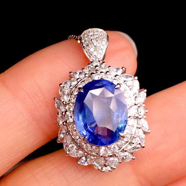 Sri Lankan Cornflower Sapphire Ring Jewelry
