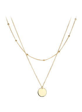 小众网红金币chokerins项链