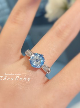 玫瑰切帕拉伊巴项链吊坠