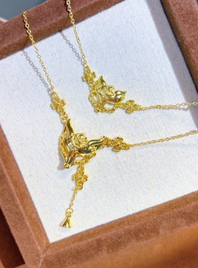 金店爆款狐狸面具手链国风东方神秘感仙气流苏狐狸吊坠结婚三金女