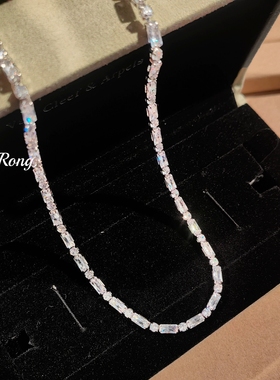 Young满天星手链众设计简约抽拉可调chocker短款颈链项链锁骨链女