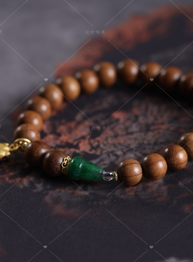 【壮的响亮】六道祥音六道木/千青葫芦醒狮吊坠/手链手串饰品