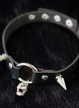 怪糖饰物集原创手工暗黑骷髅铆钉