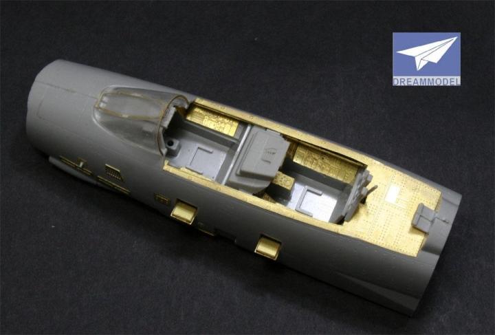 【HY】梦模型 DM2008 F-14D蚀刻片改造件(普及版 for 长谷川 1/48 - 图0