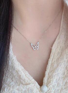 范琦恋爱s999纯银镂空蝴蝶高级感