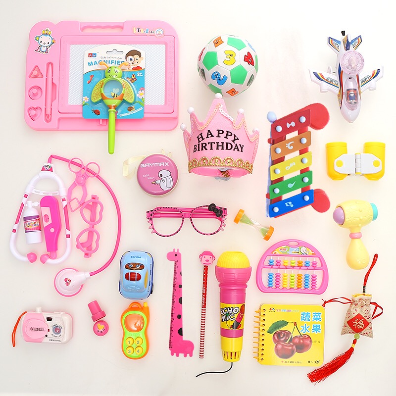 宝宝抓周用品周岁中式抓阄套装道具婴儿玩具小