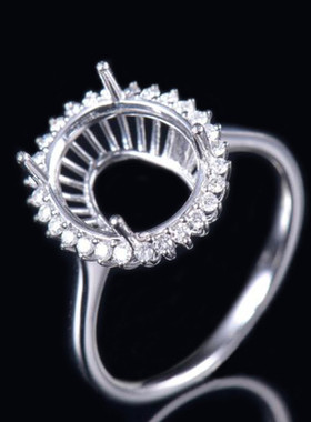 Fay Jewelry 个性定制DIY戒指空托（925/10K/14K/18K/PT950）