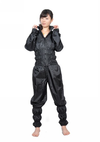 爆汗服背带跳操裤套装暴汗出汗健身房休闲舞蹈运动服女宽松加大码 - 图1