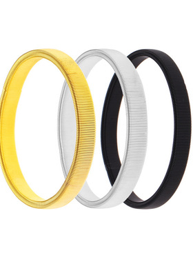 包邮新款男士金属弹簧弹性手镯