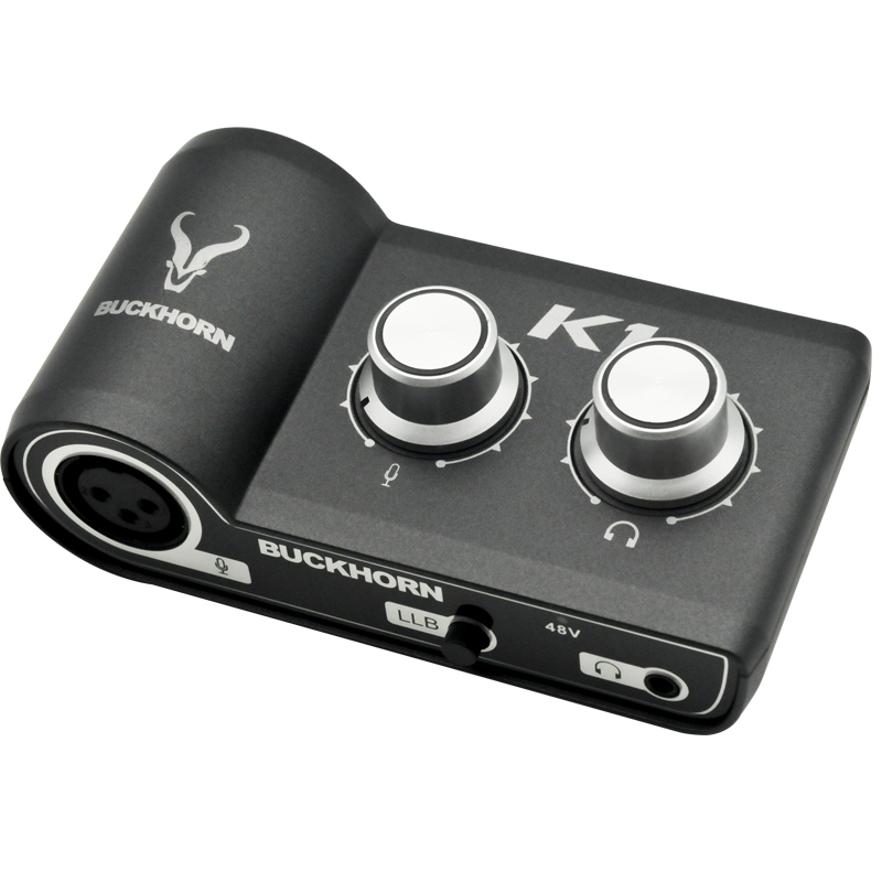 Buckhorn跳羚k1声卡USB外置声卡手机电脑主播录音直播唱歌k歌专用 - 图1