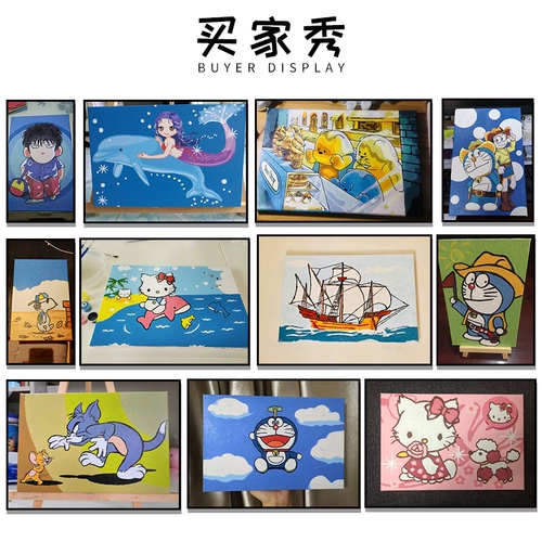 Jiacai Tianyan DIY Цифровая масляная живопись.