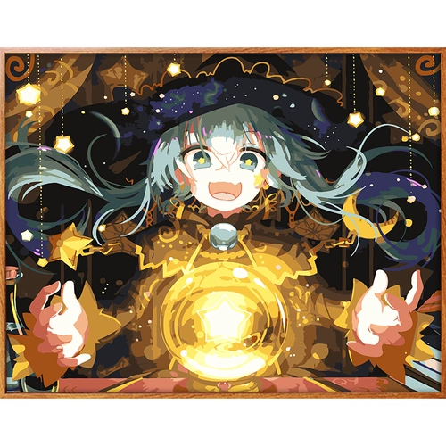 Цифровая мультяшная волшебная раскраска, «сделай сам», ручная роспись