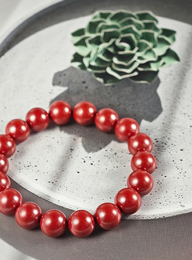 TO TO FIND 天然朱砂手串奢品级帝王砂本命年转运手串男女同款