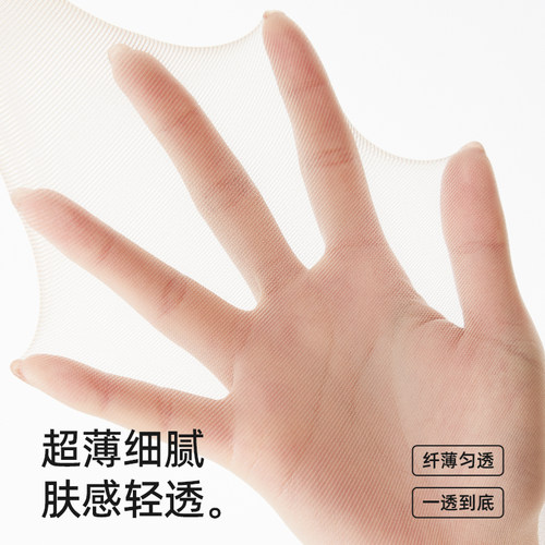 梦娜丝袜女薄款防勾丝美肤袜黑丝肉色美肤袜春夏袜连裤袜光腿神器 - 图0