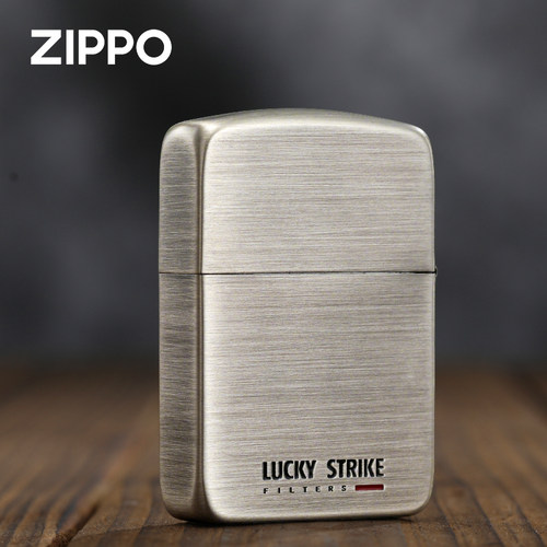 zippo打火机1941复刻熏银填漆好彩煤油防风男友礼物官网正品外壳 - 图1