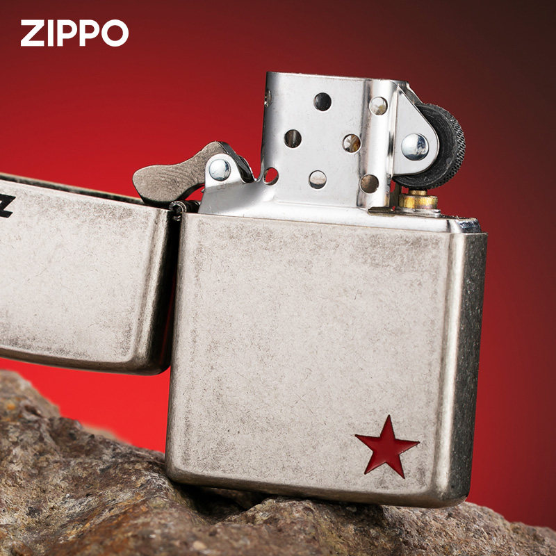 zippo打火机古银红五星正版定制芝宝煤油防风官方正品退伍季礼物,淘宝优惠券,粉丝福利购,淘宝优惠卷
