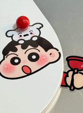 可爱蜡笔小新马桶提盖器套装
