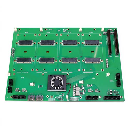 速桥SXM2转PCI-E X16转接板 英伟达P100 V100模组显卡温控扩展卡 - 图3