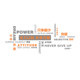 Office slogan inspiring team struggle wall sticker self-adhesive