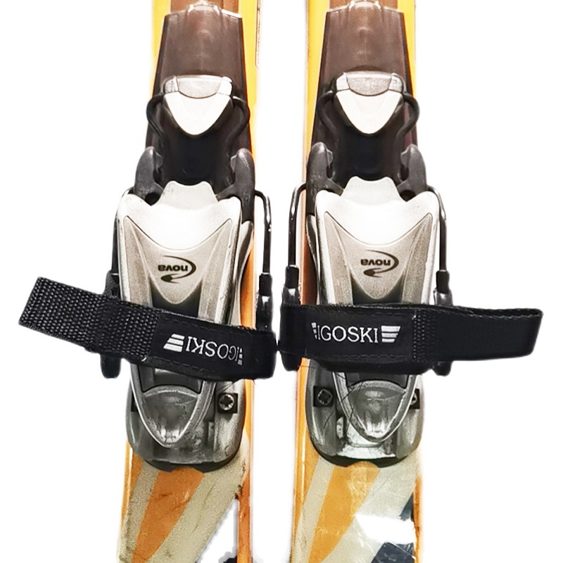 滑雪板雪耙绑带扒止滑器固定脱离器配件打蜡绑带一对 - 图0