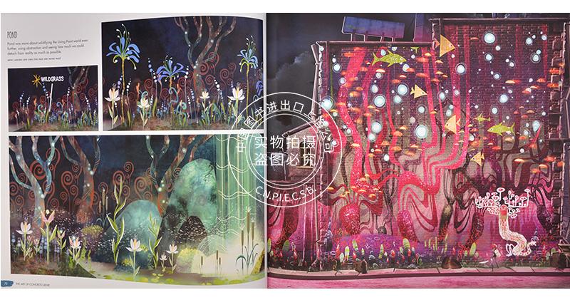 现货 壁中精灵游戏艺术设定集画册 精装 索尼PS4游戏 PixelOpus工作室 英文原版 黑马出版 The Art of Concrete Genie