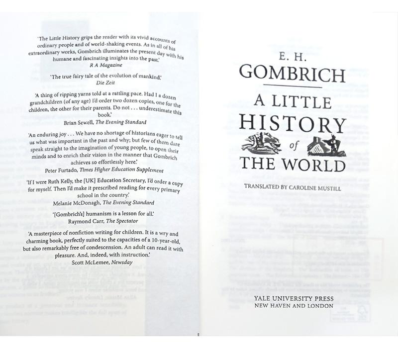 预售 世界小史 贡布里希 耶鲁小历史系列 英文原版  A Little History of the world E. H. Gombrich 耶鲁大学出版社 历史入门 - 图1