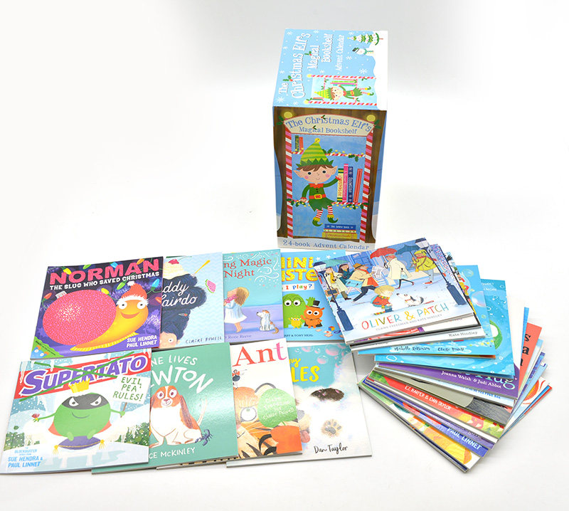 圣诞精灵的魔法书架 英文原版 Christmas Elf's Magical Bookshelf Advent Calendar 儿童绘本故事书 亲子阅读
