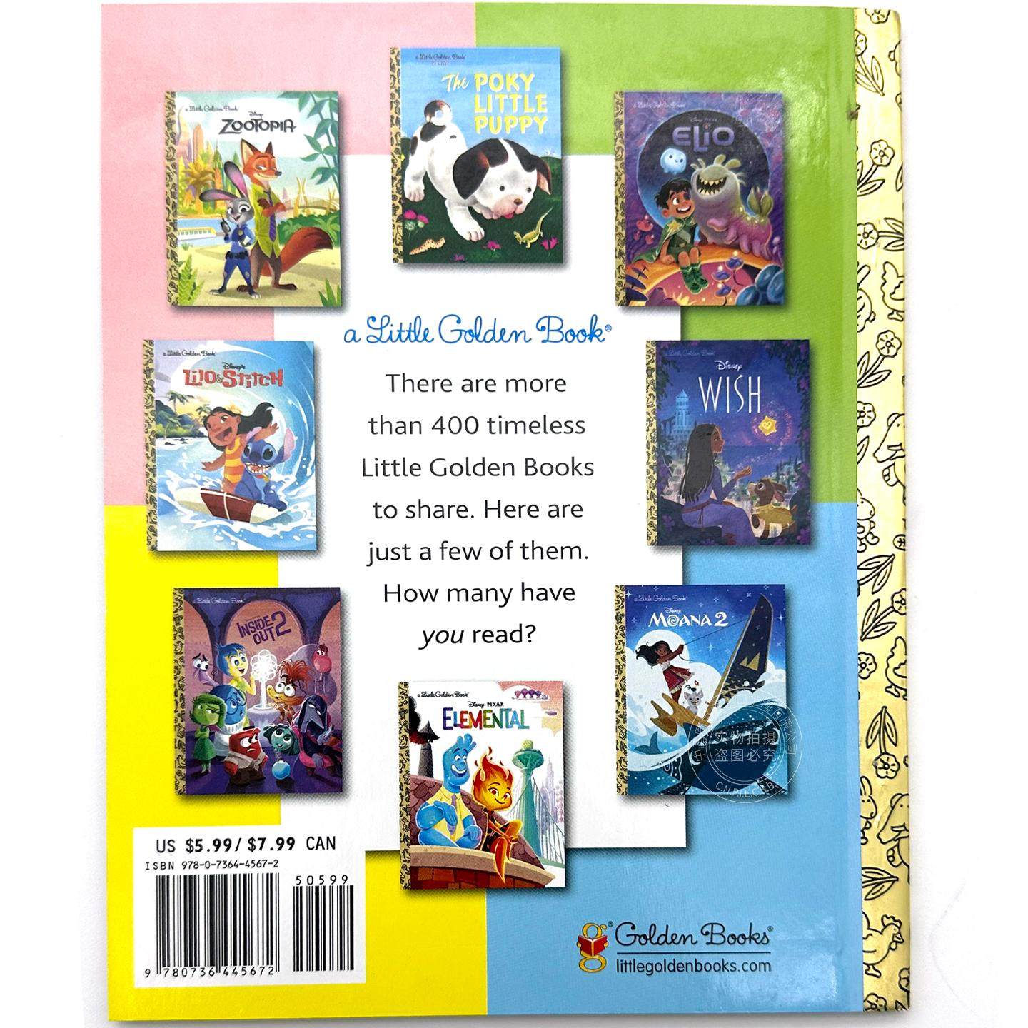 现货 迪士尼疯狂动物城2 小金书 动画电影周边书 儿童绘本故事书 英文原版 Disney Zootopia 2 Little Golden Book 2-5岁,淘宝优惠券,粉丝福利购,淘宝优惠卷