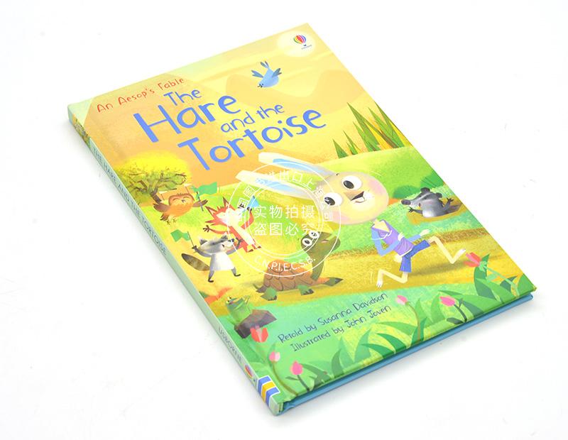 现货 Hare and the Tortoise 英语原版 Usborne出版 龟兔赛跑 儿童启蒙读物 - 图0