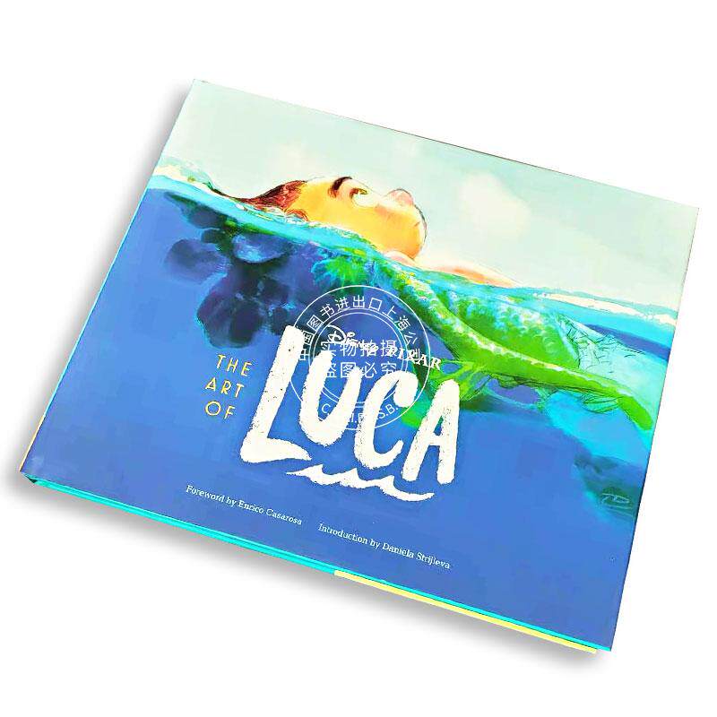现货 夏日友晴天 夏日友情天 动画电影艺术设定集画册 英文原版 Art of Luca 迪士尼皮克斯 电影幕后设计制作 寻梦环游记团队