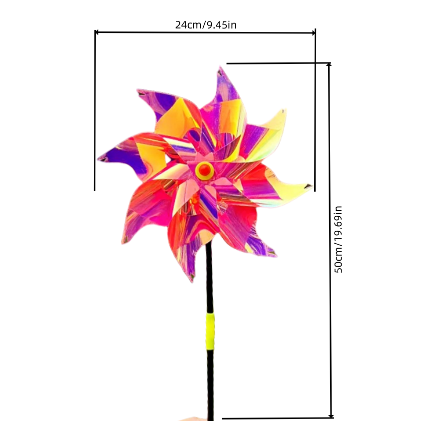 炫彩八叶镭射彩膜变色风车儿童户外手持玩具庭院装扮景区摆摊批发,淘宝优惠券,粉丝福利购,淘宝优惠卷