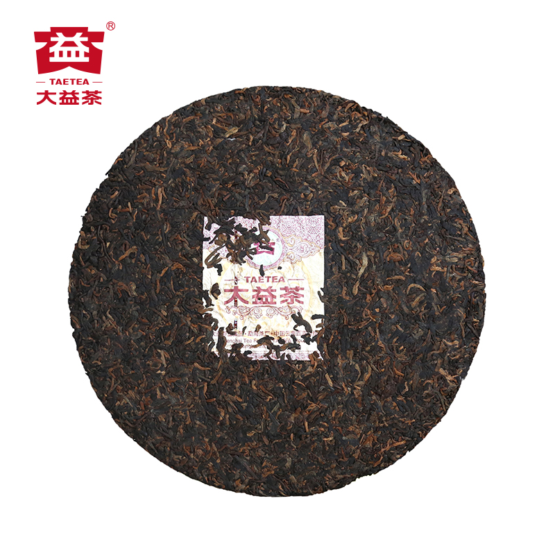 大益普洱茶饼茶经典再续7572标杆普洱熟茶357g（1901）七子饼茶叶