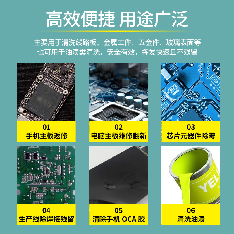 环保无铅大瓶洗板水除尘除霉主板电路板清洗剂手机维修松香清洗剂 - 图0