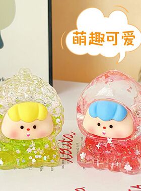 油diy崽创意立体水果摆件卡通潮